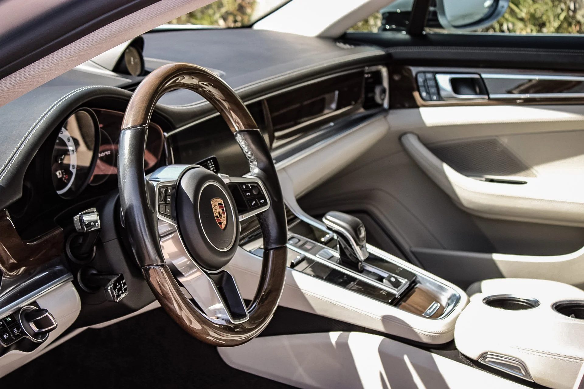 Pristine luxury car interior detailed by F1 Detailing Solutions